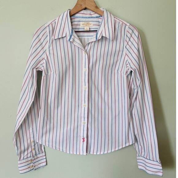 Abercrombie & Fitch Tops - Vintage Abercrombie & Fitch 90's Y2K Striped Button Down Shirt Large